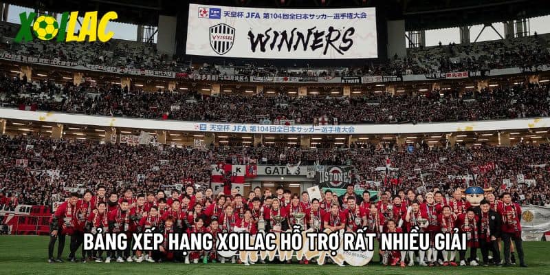 Bảng xếp hạng xoilac hỗ trợ rất nhiều giải